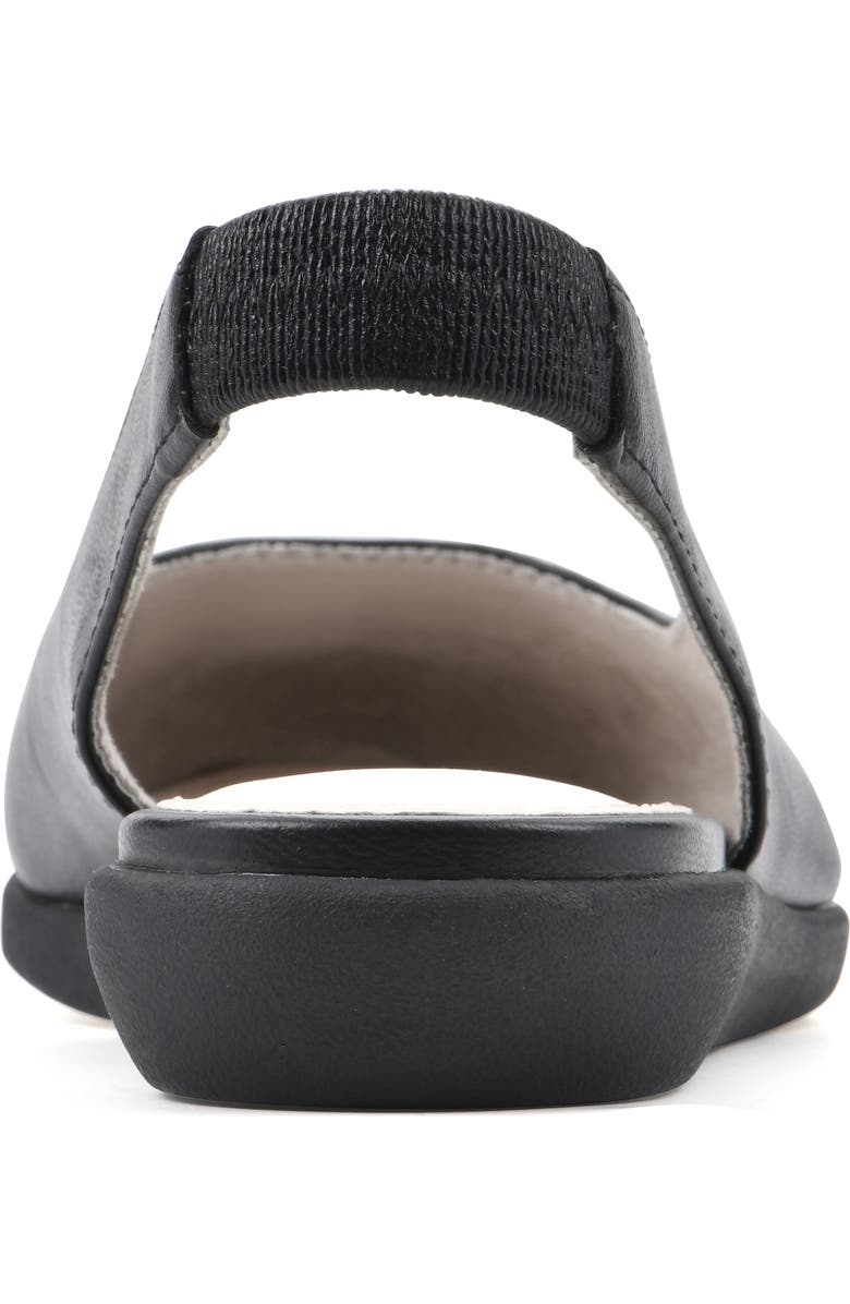 CLIFFS BY WHITE MOUNTAIN Memory Slingback Flat, Alternate, color, Black/ Smooth