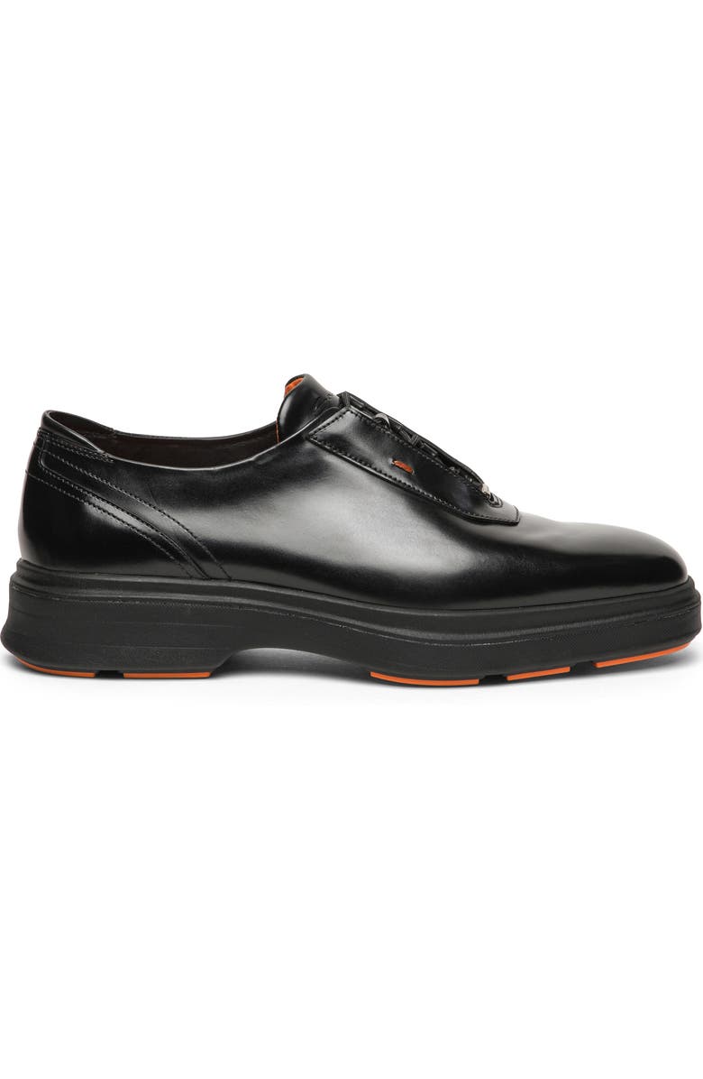 Santoni Easy Nova Derby, Alternate, color, Black