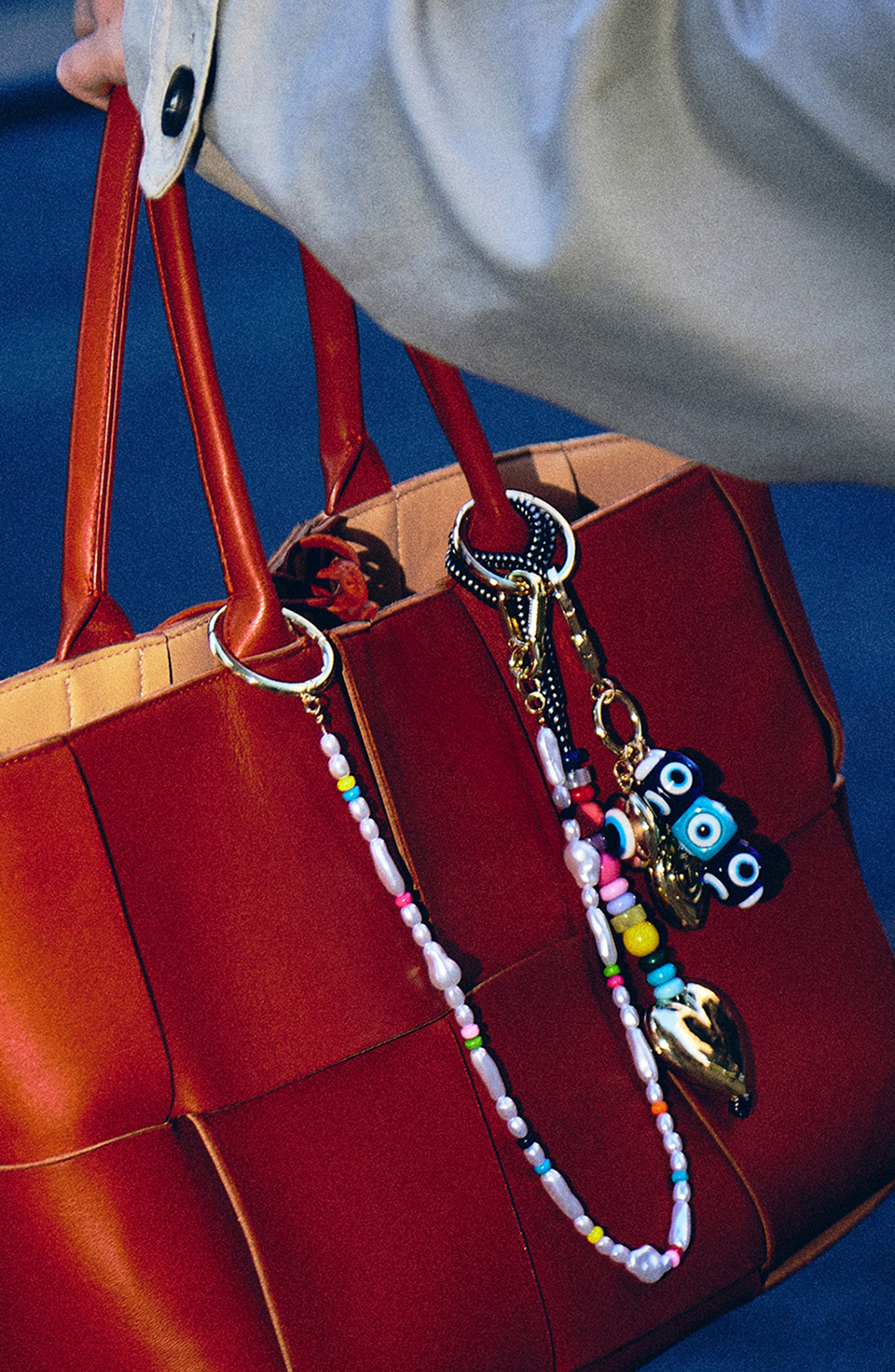 BaubleBar Free Spirit Bag Charm, Alternate, color, Gold Multi