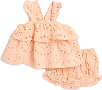 Eyelet Top & Bloomers Set