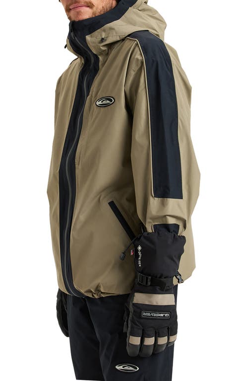 Quiksilver High Altitude Gore-tex® Waterproof Jacket In Brown