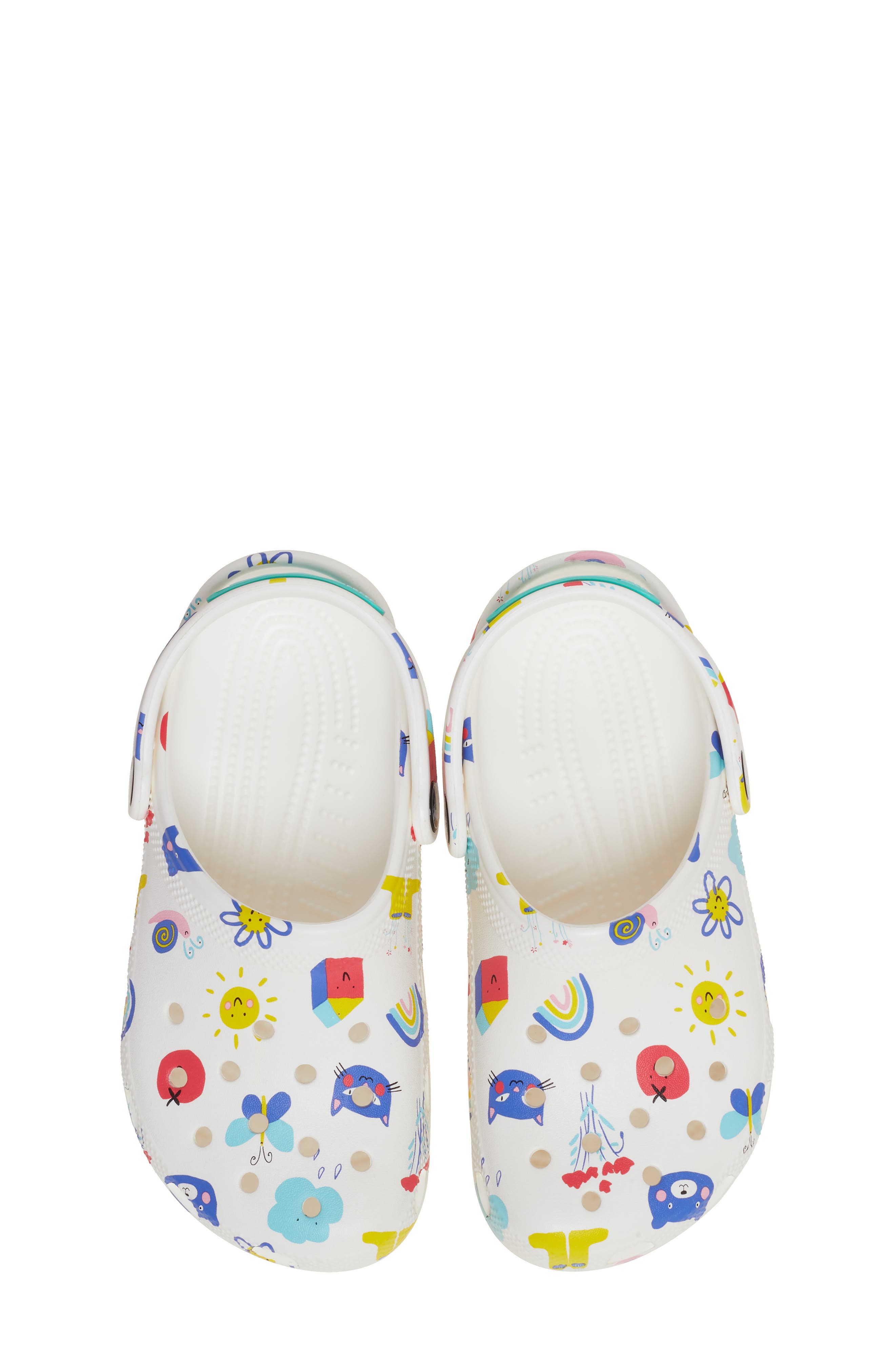 CROCS Kids' Classic Doodle Print Clog, Alternate, color, 