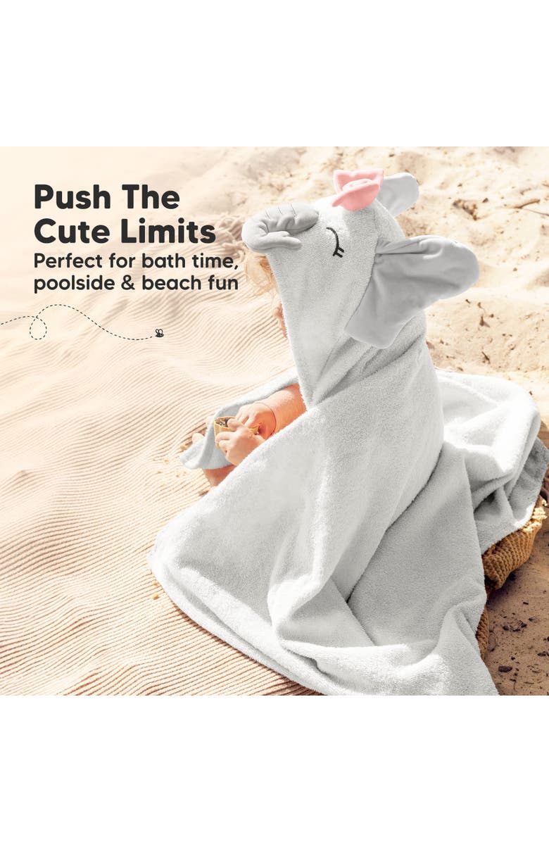 KeaBabies PlayPals Hooded Towel, Alternate, color, Ella