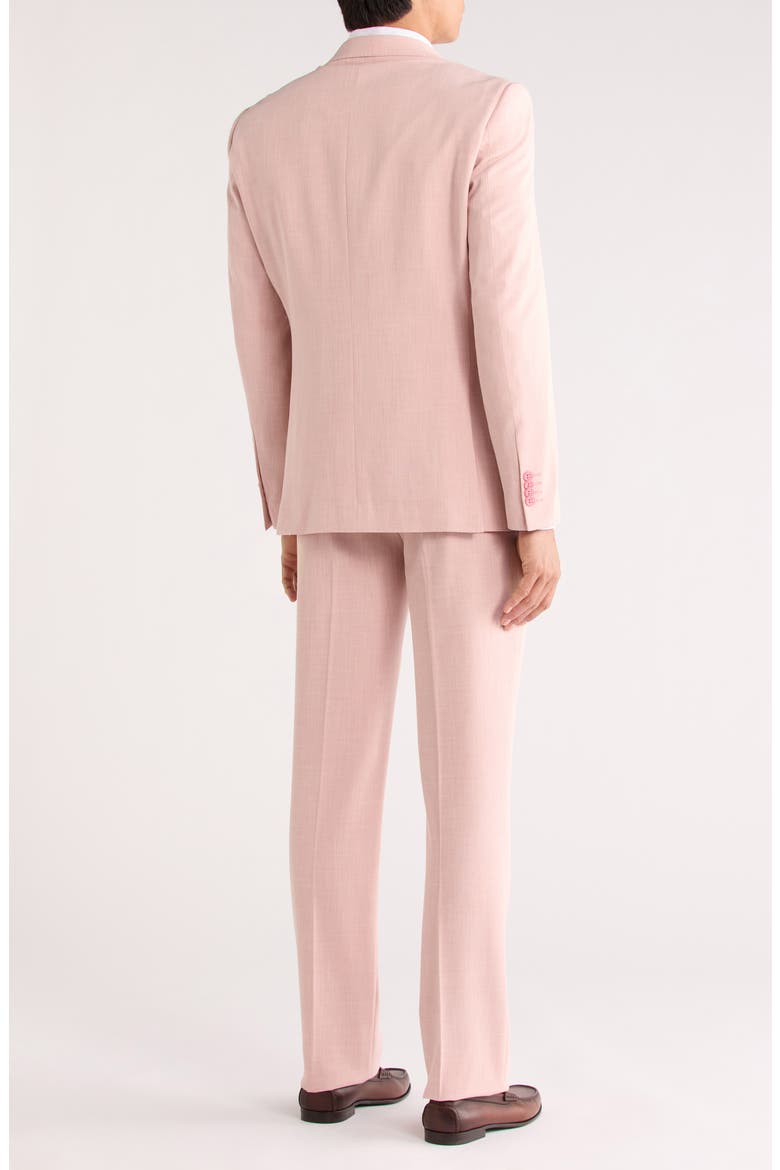 Trim Fit Suit, Alternate, color, PINK