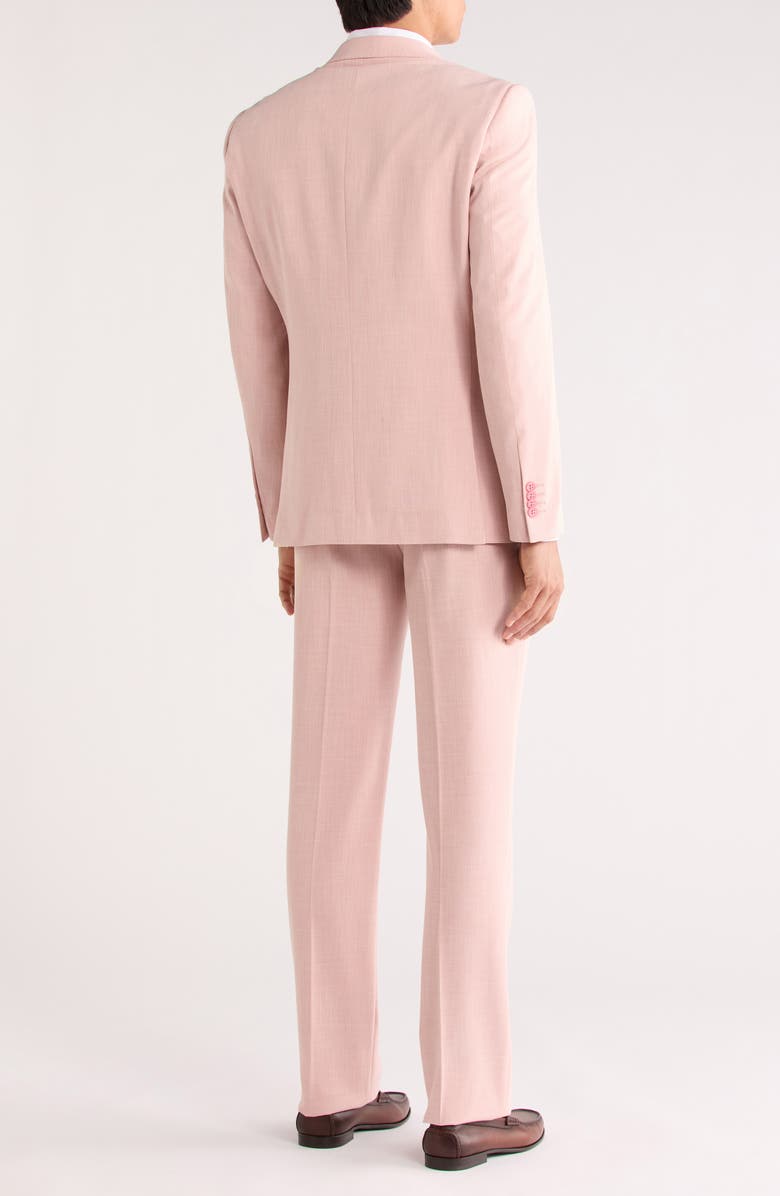 ZANETTI Trim Fit Suit, Alternate, color, Pink