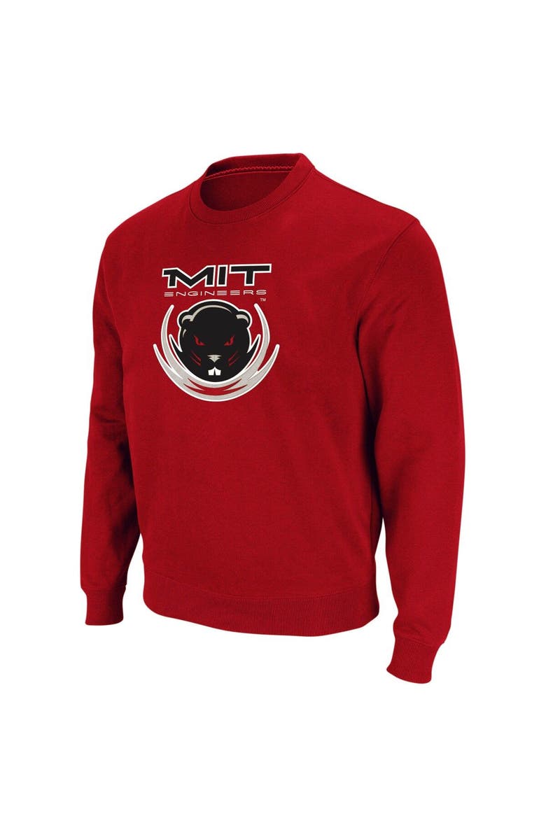 COLOSSEUM Men's Colosseum Cardinal MIT Engineers Arch & Logo Sweatshirt, Alternate, color, Cardinal