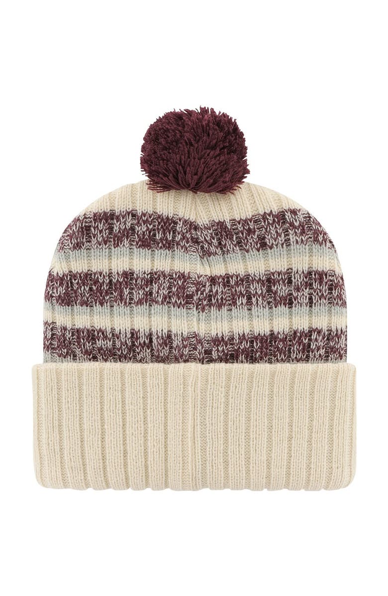 '47 Men's '47 Khaki Texas A&M Aggies Tavern Cuffed Knit Hat with Pom, Alternate, color, Khaki