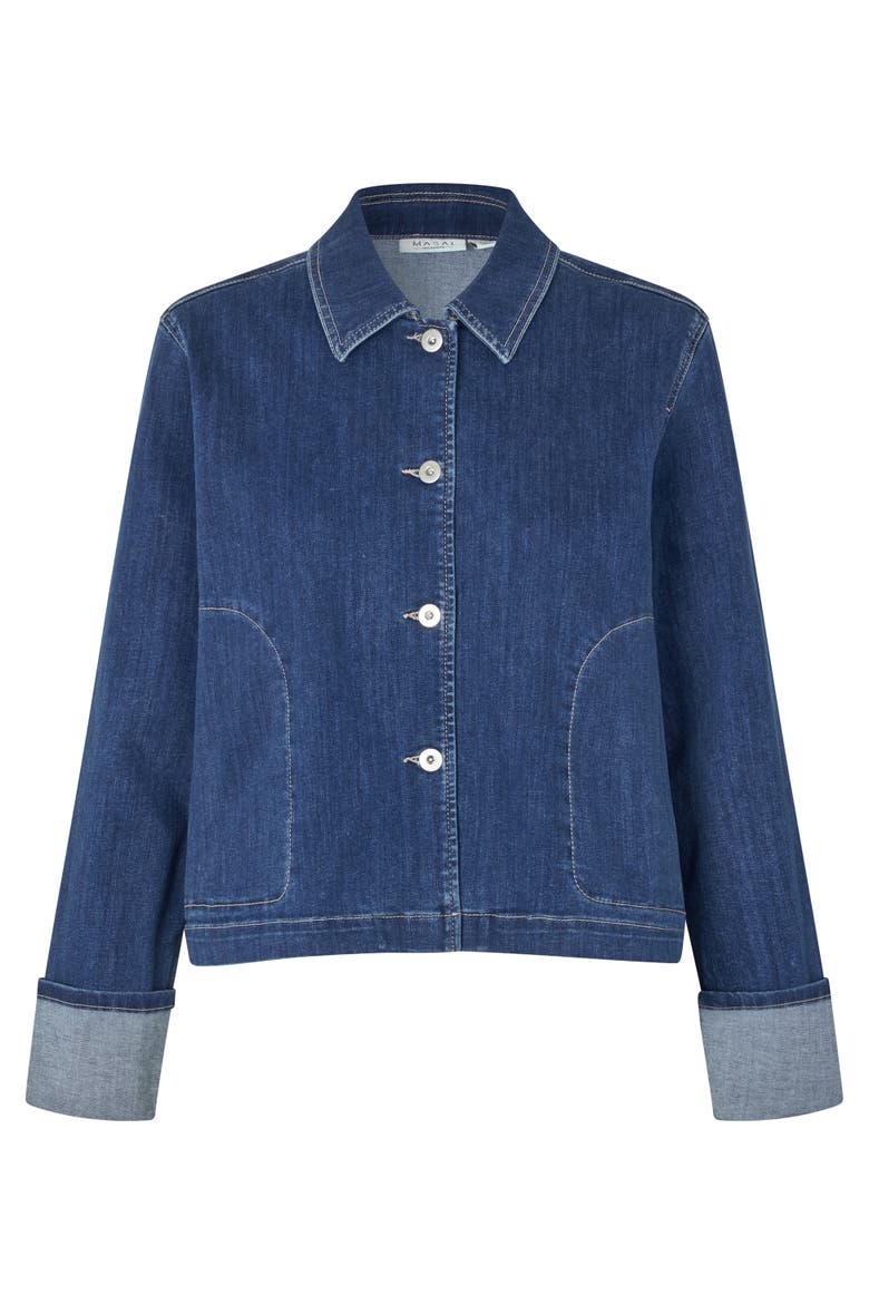 Denim Jacket, Alternate, color, Blue Denim