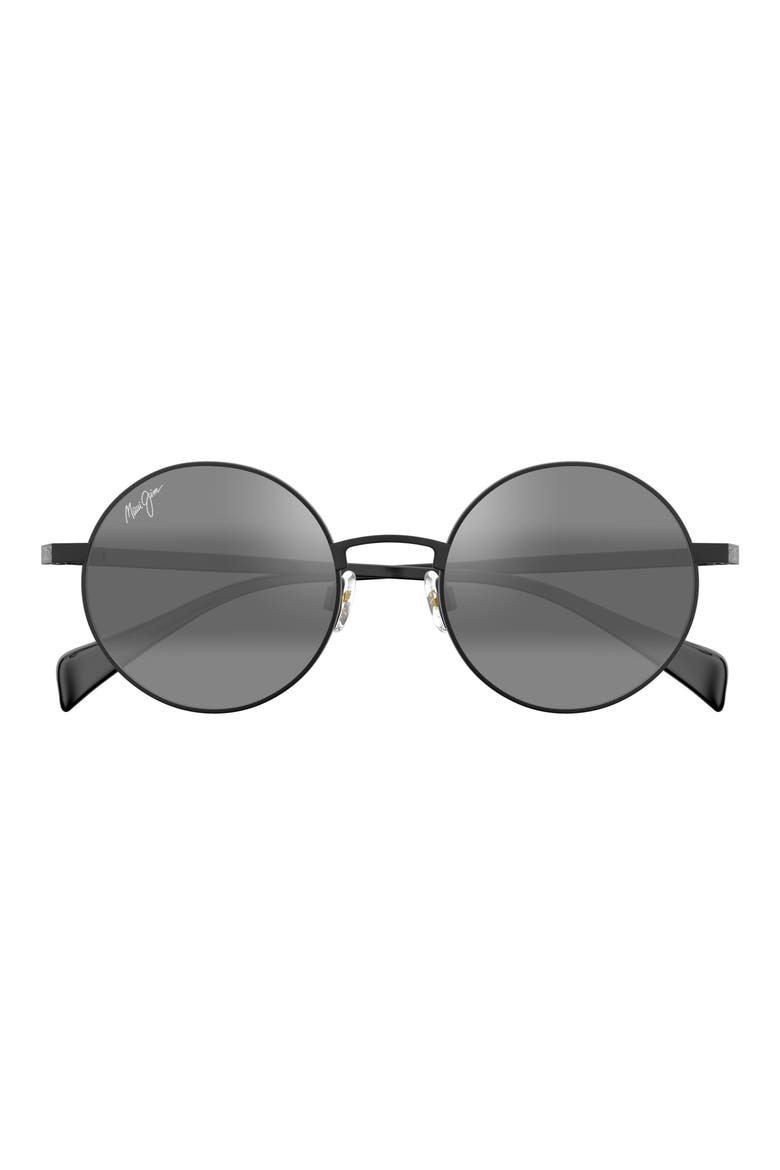 Mokupuni 62mm PolarizedPlus2® Oversize Oval Sunglasses, Main, color, BLACK