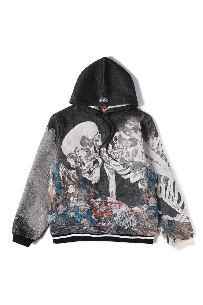 Gashadokuro Hoodie, Main, color, Grey