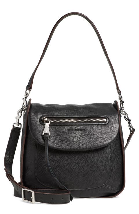 Vera Leather Convertible Shoulder Bag