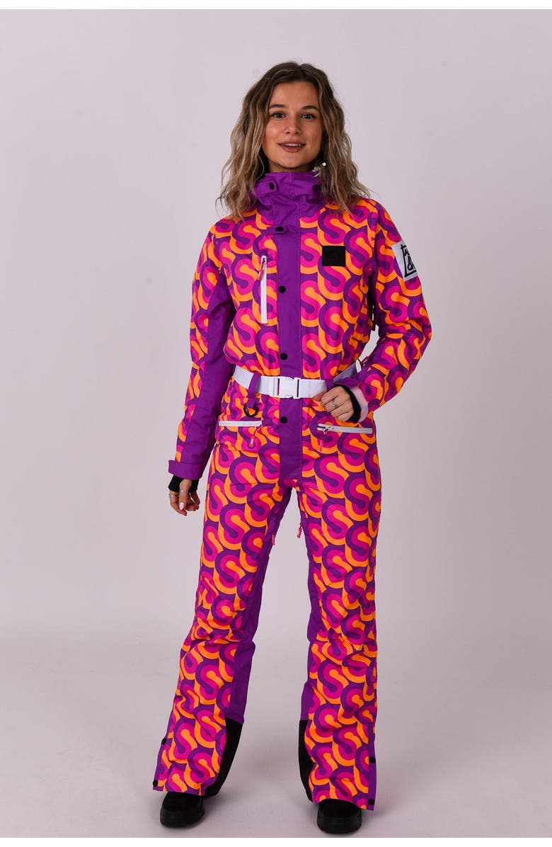 OOSC That 70's Show Women's Ski Suit, Main, color, Multi-Colour