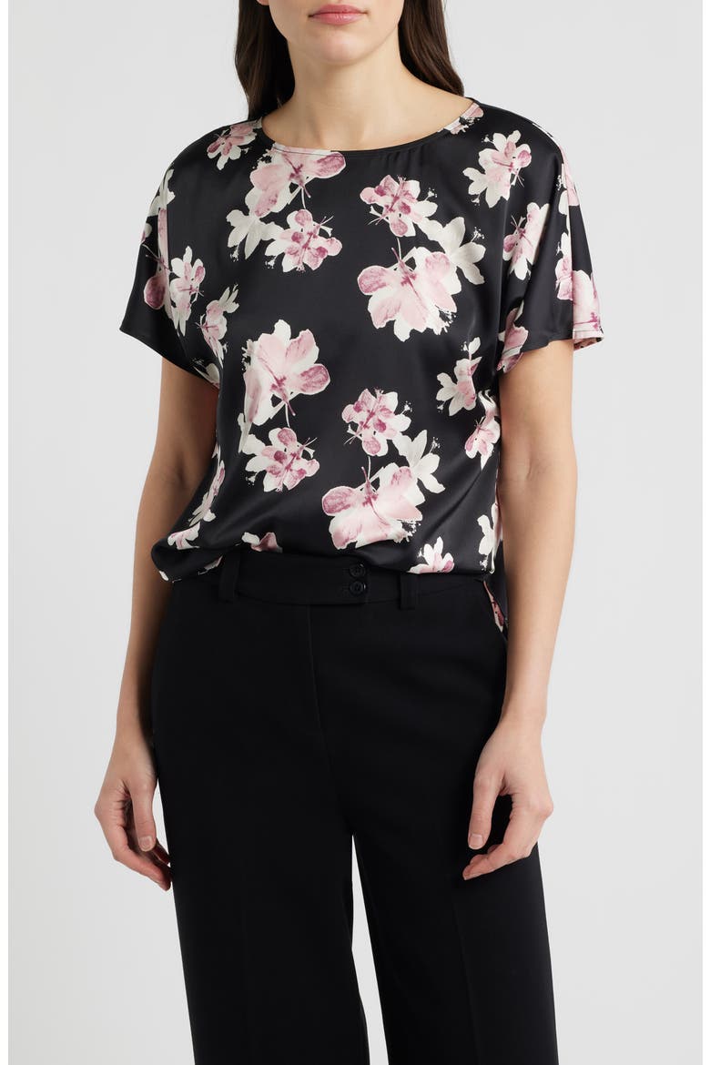 Floral Top, Main, color, ANNE BLACK MUTLI