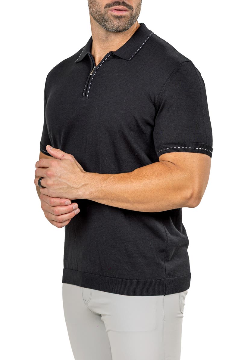 Maceoo Marthy Black Polo, Alternate, color,