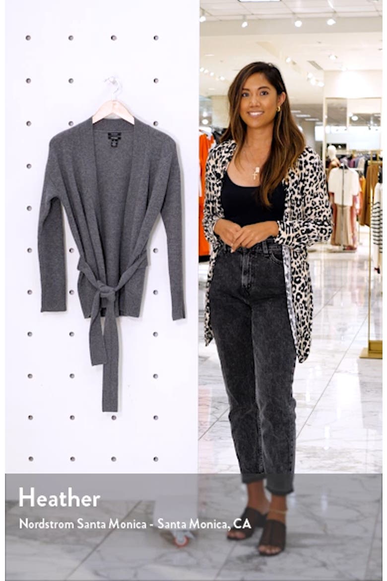 Wrap Cashmere Cardigan video