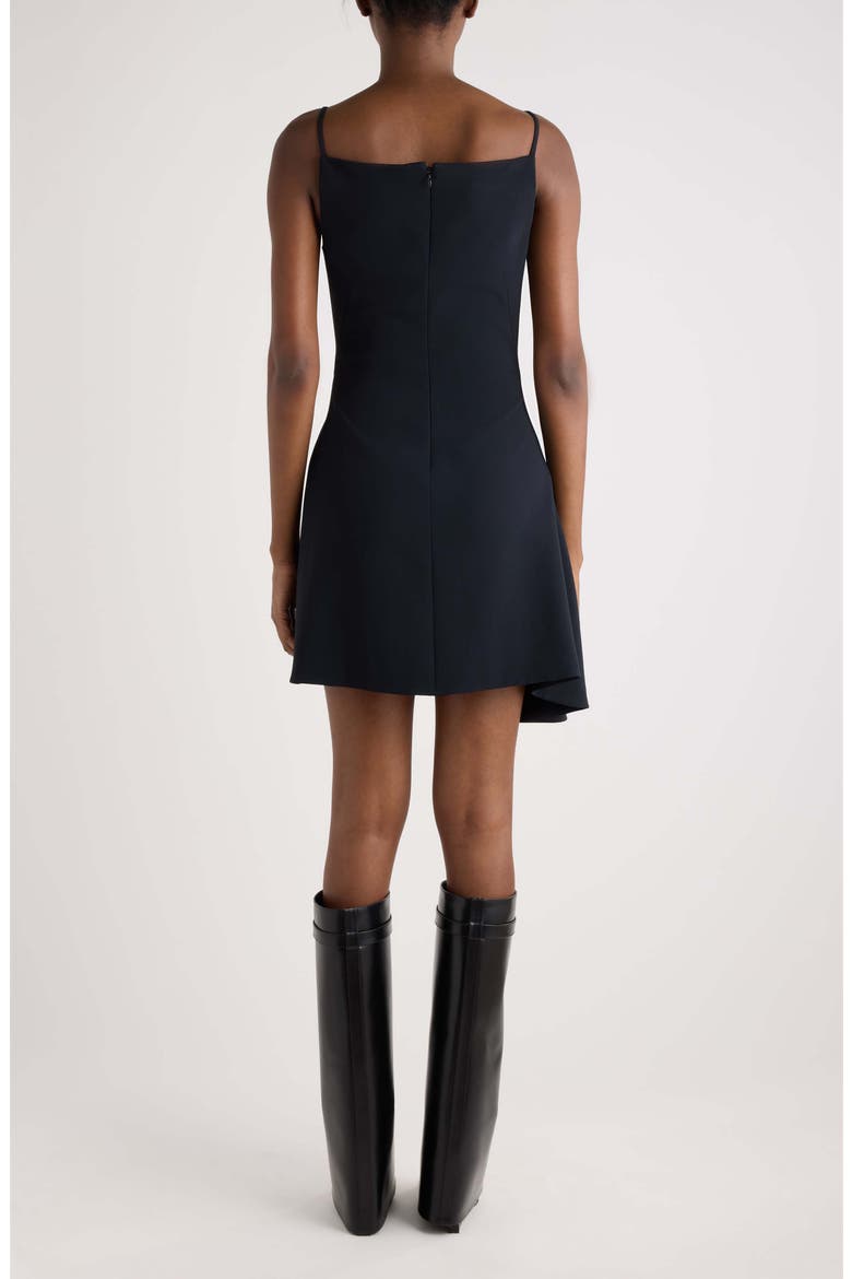 Sliced Minidress, Alternate, color, BLACK