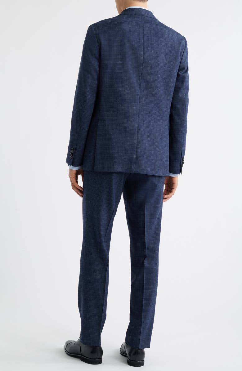 Jack Victor Midland Screen Weave Suit, Alternate, color, Navy