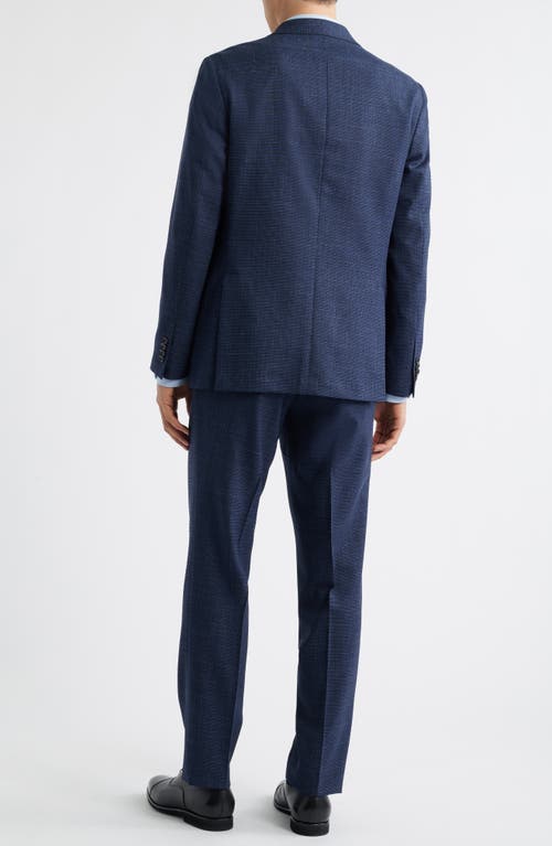 Jack Victor Midland Screen Weave Suit In Blue