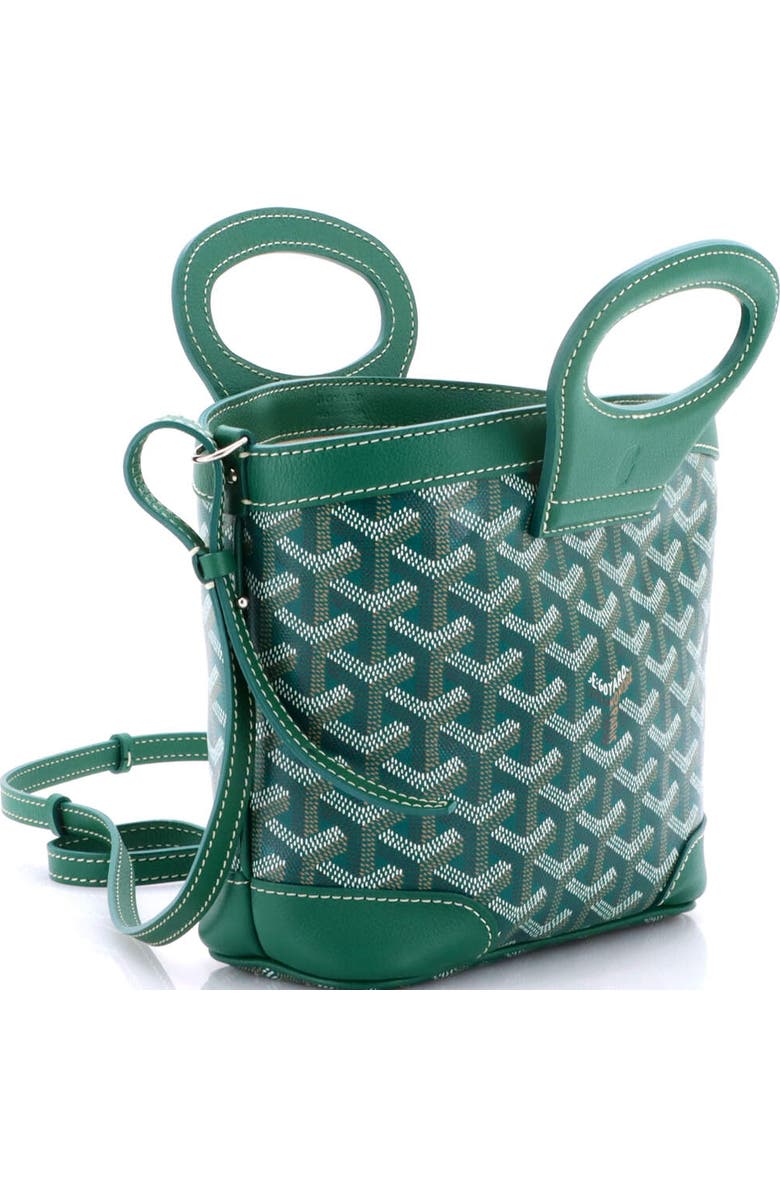 Pre-Owned Goyard Beluga Bag Coated Canvas Mini, Alternate, color, Green