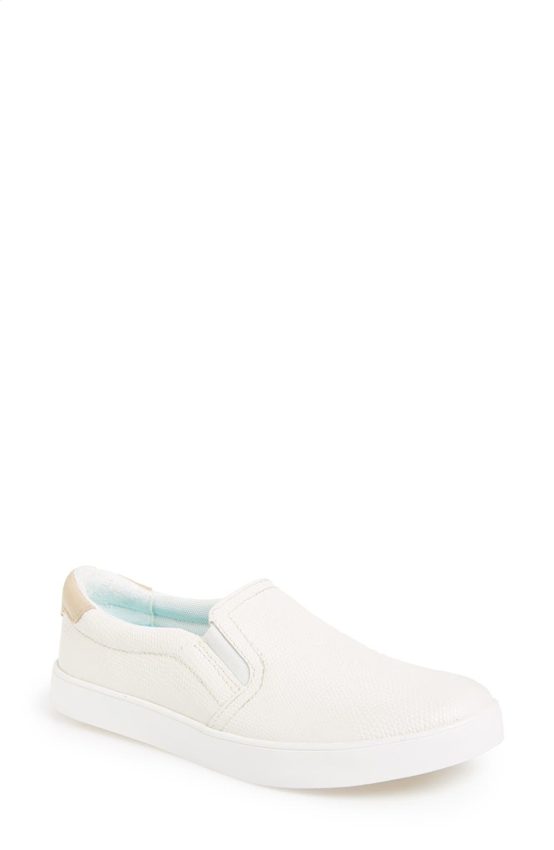 Original Collection 'Scout' Slip On Sneaker, Main, color, IVORY/ TAUPE LEATHER