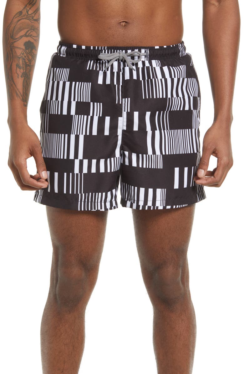 Open Edit Recycled Volley Swim Trunks, Main, color,