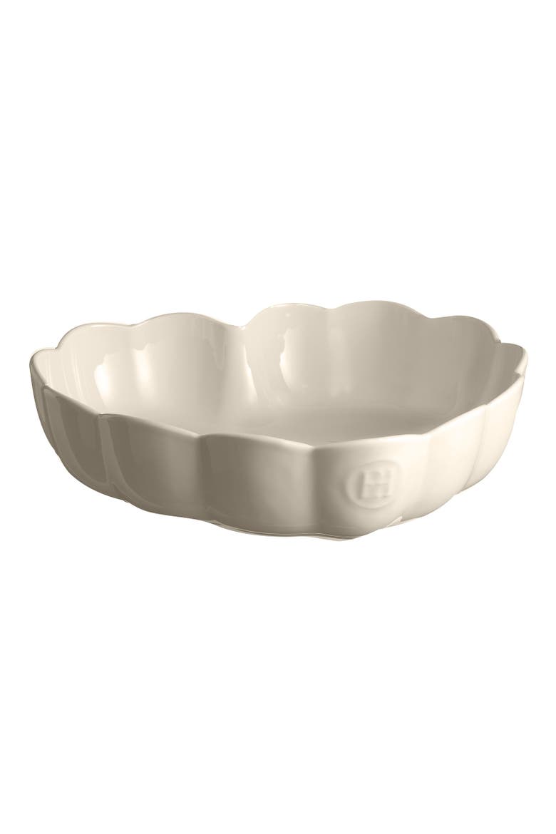 Madeleine Heart Shaped Cake Dish, Main, color, Clay