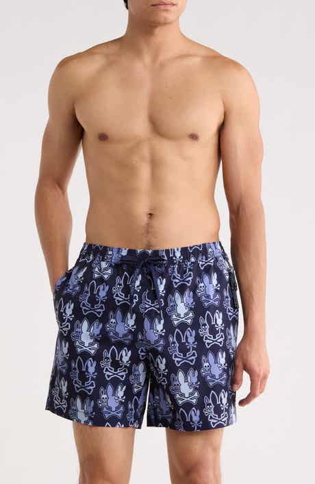 Psycho Bunny Olden Print Swim Shorts
