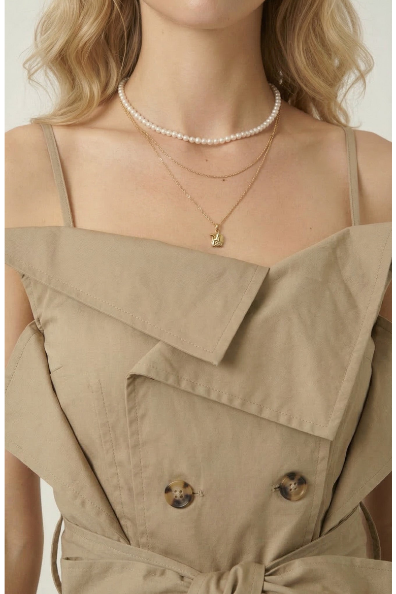 Off Shoulder Cargo Jumpsuit, Alternate, color, Beige