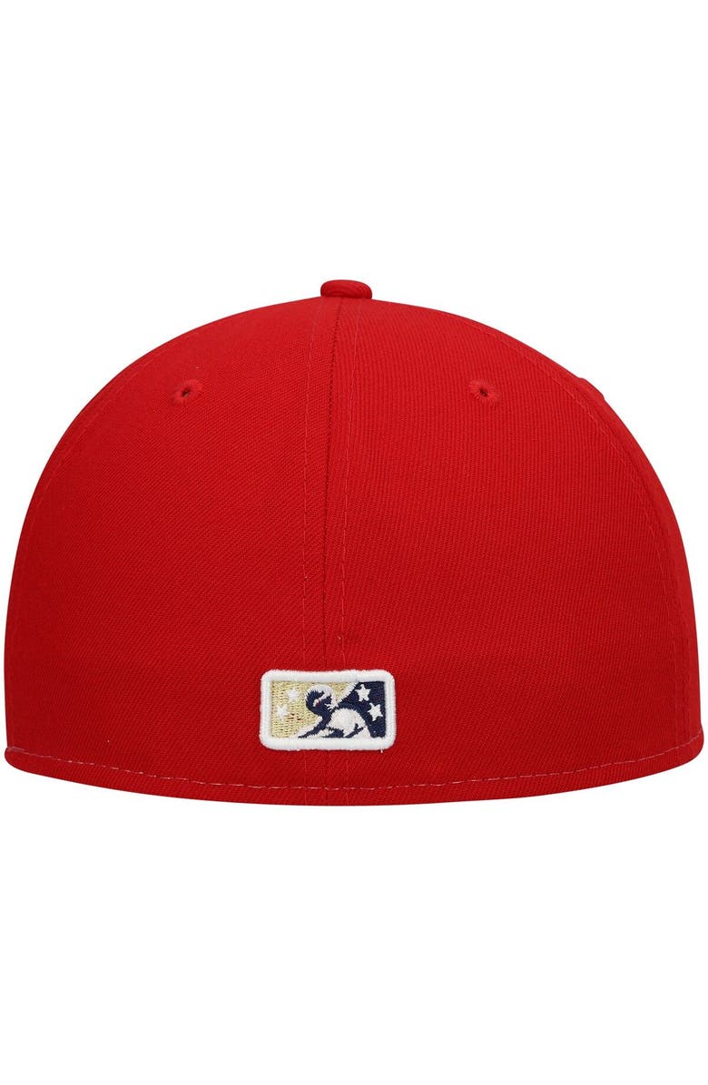 New Era Men's New Era White Harrisburg Senators Authentic Collection Team Alternate 59FIFTY Fitted Hat, Alternate, color, White