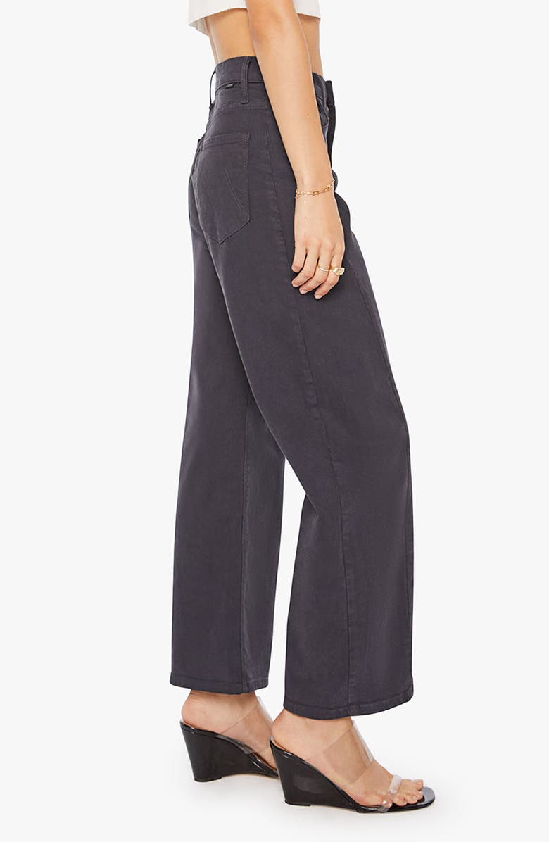 MOTHER The Half Pipe Flood High Waist Barrel Jeans, Alternate, color, Faded Clack