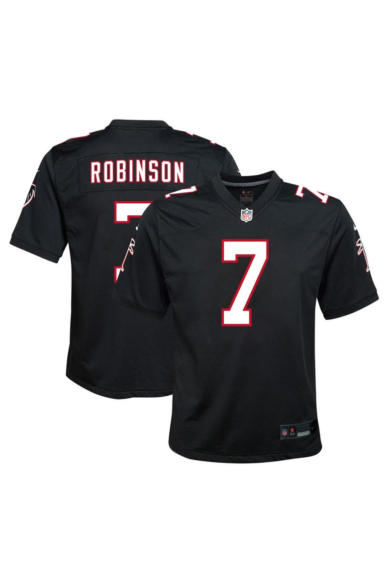 Youth Nike Bijan Robinson Black Atlanta Falcons Alternate Player Game Jersey, Main, color, Black