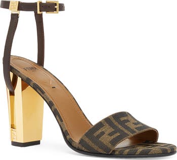OUTLET【FENDI】BEIGE☆Delfina ストラップ パンプス 105 mm Delfina Leather Beige | Fendi