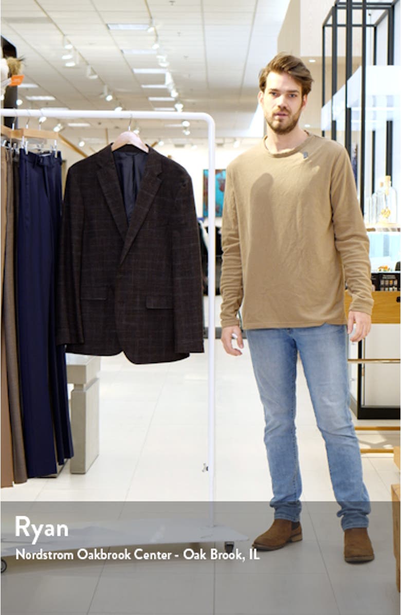 South Oamaru Plaid Wool Blend Sport Coat, sales video thumbnail