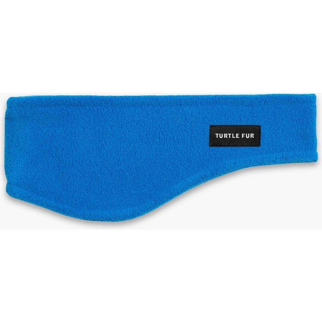 Turtle Fur Bang Band Fleece Headband In Blue