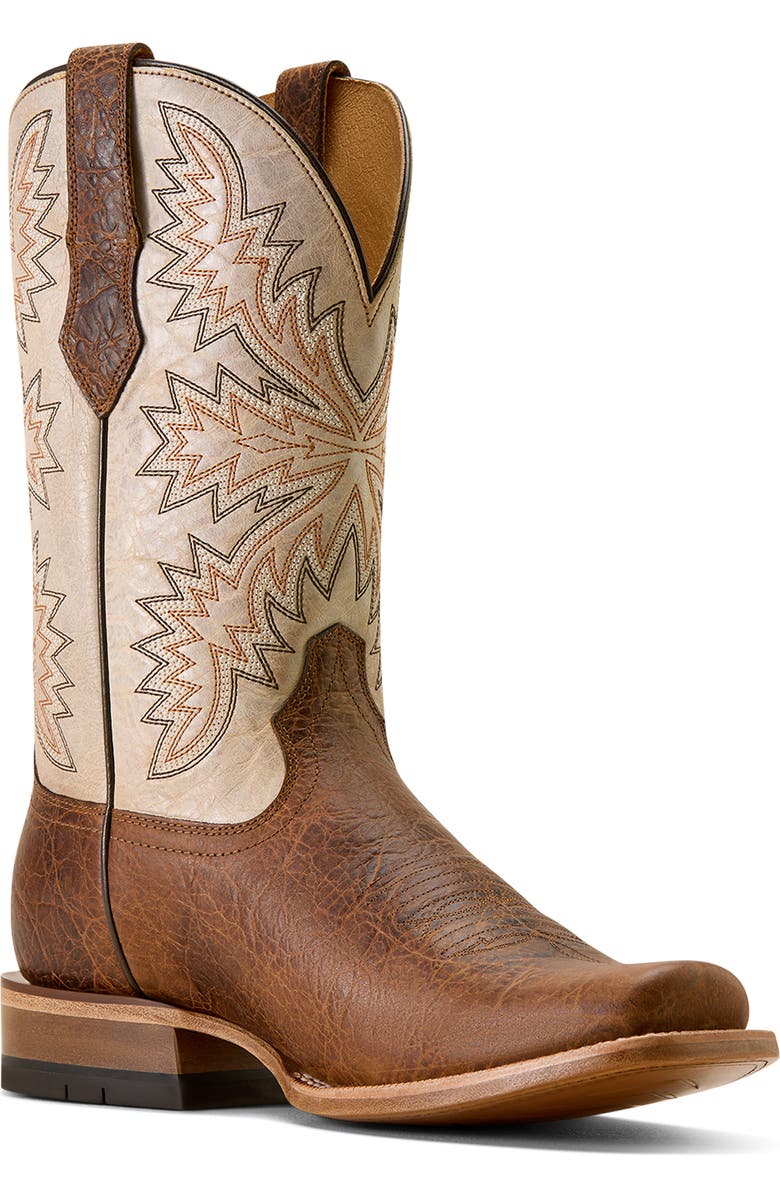 Ariat South Fork Cutter Toe Cowboy Boot, Main, color, Brown