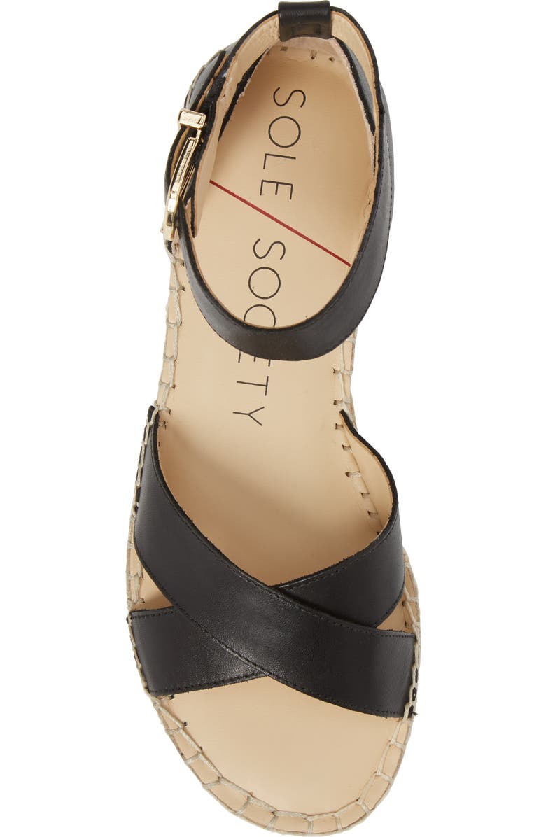 Sole Society Saundra Espadrille Sandal, Alternate, color,