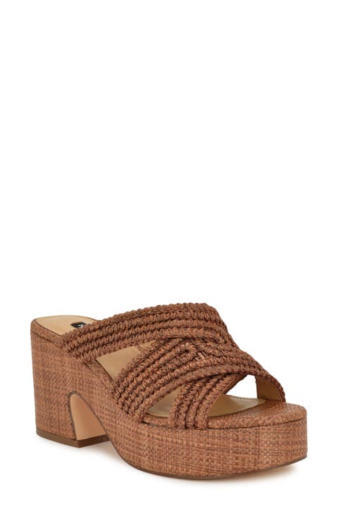 【大特価】Nine West Comiele Platform サンダル Comiele Platform Sandals – Nine West
