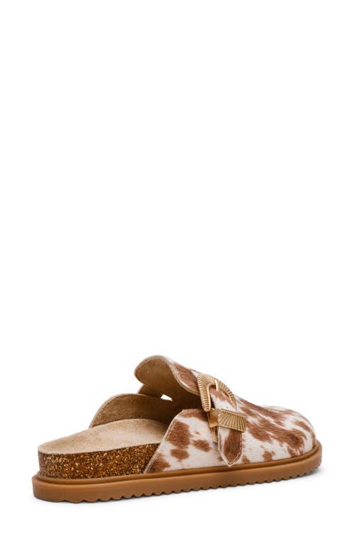 Dolce Vita Dv By Yeehaw Faux Calf Hair Mule In Animal Print