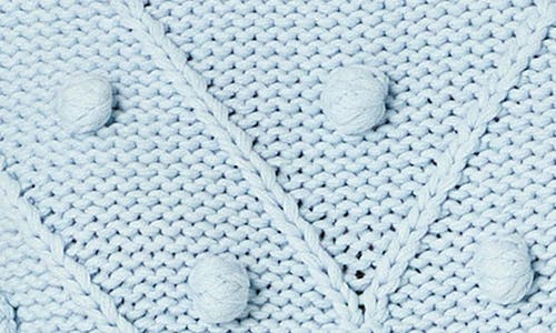ENGLISH FACTORY ENGLISH FACTORY POMPOM PUFF SLEEVE SWEATER
