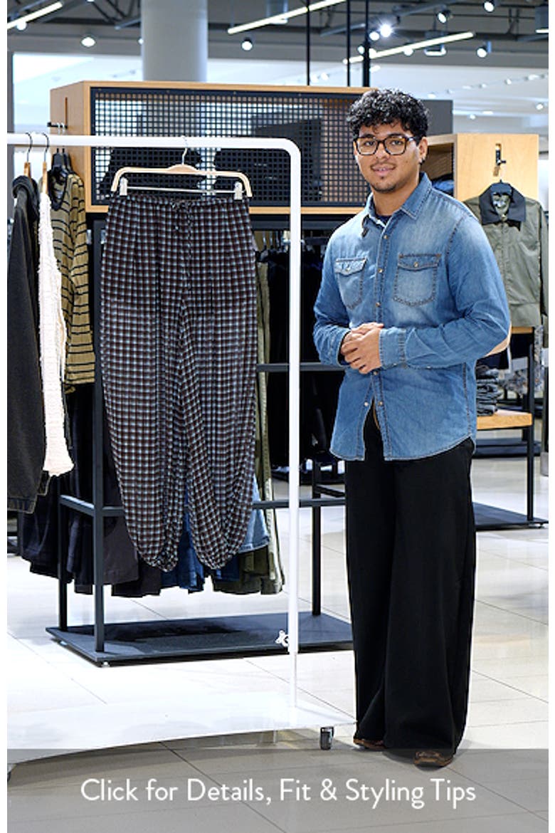 Airen Plaid Ankle Pants video