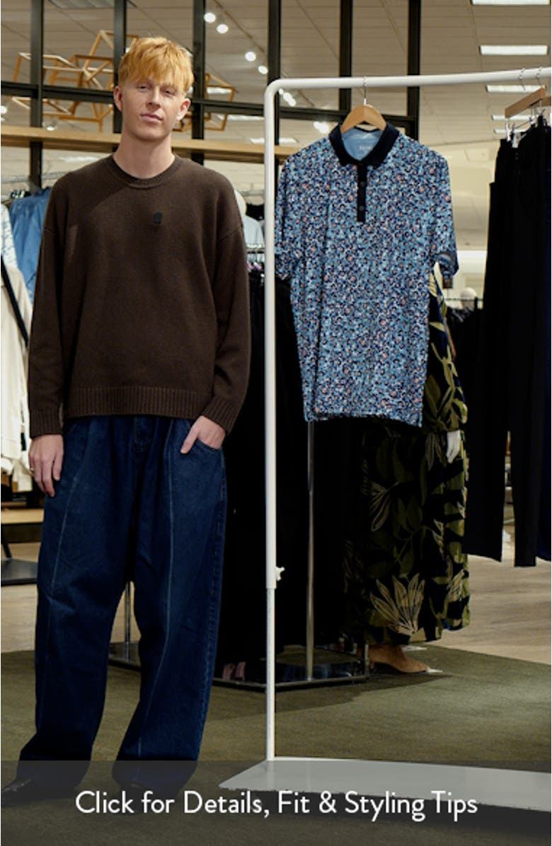 Floral Performance Golf Polo, sales video thumbnail