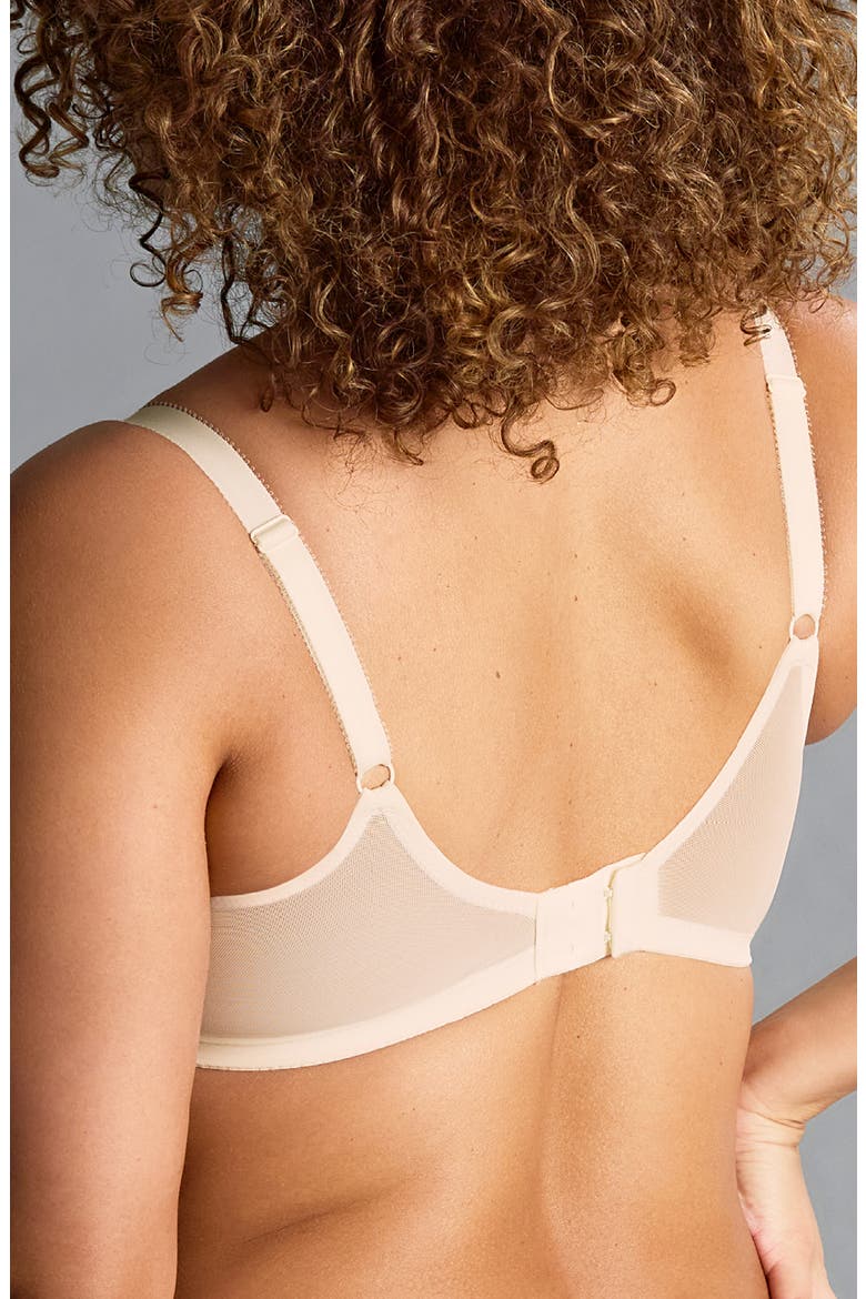 Allure Underwire Stretch Lace Full Coverage Bra, Alternate, color, IVORY