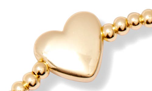 Brook & York Brook And York Rylee Heart Beaded Bracelet In Gold