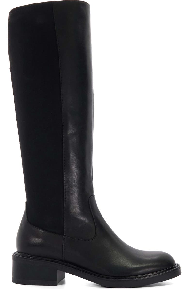 Dune London Tanoramic Tall Boot, Alternate, color, Black