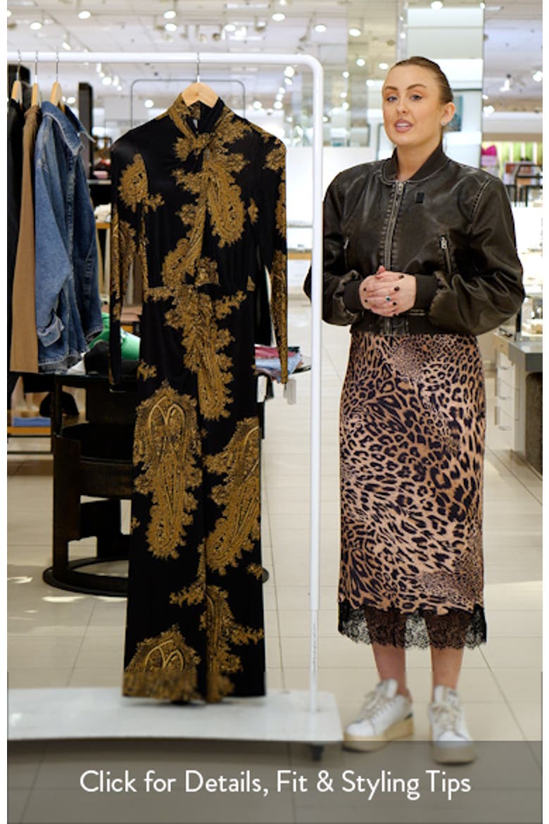 Mina Twist Front Long Sleeve Maxi Dress video