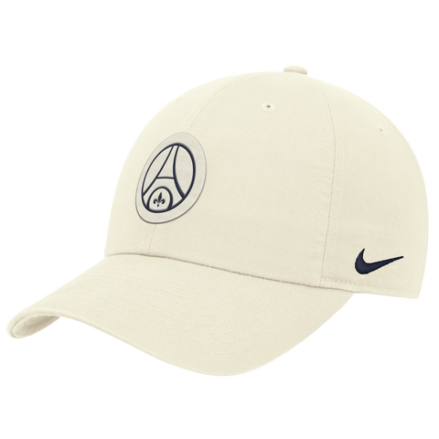 Men's Nike Cream Paris Saint-Germain Club Adjustable Hat
