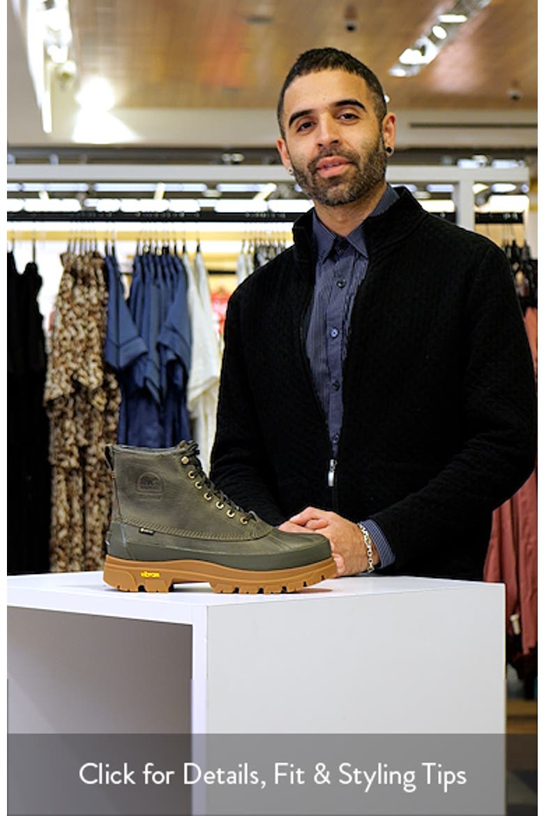 SOREL 防水オリーブグリーンブーツ SOREL x Barbour Daystorm Horizon Gore-Tex® Weatherproof Boot (Men