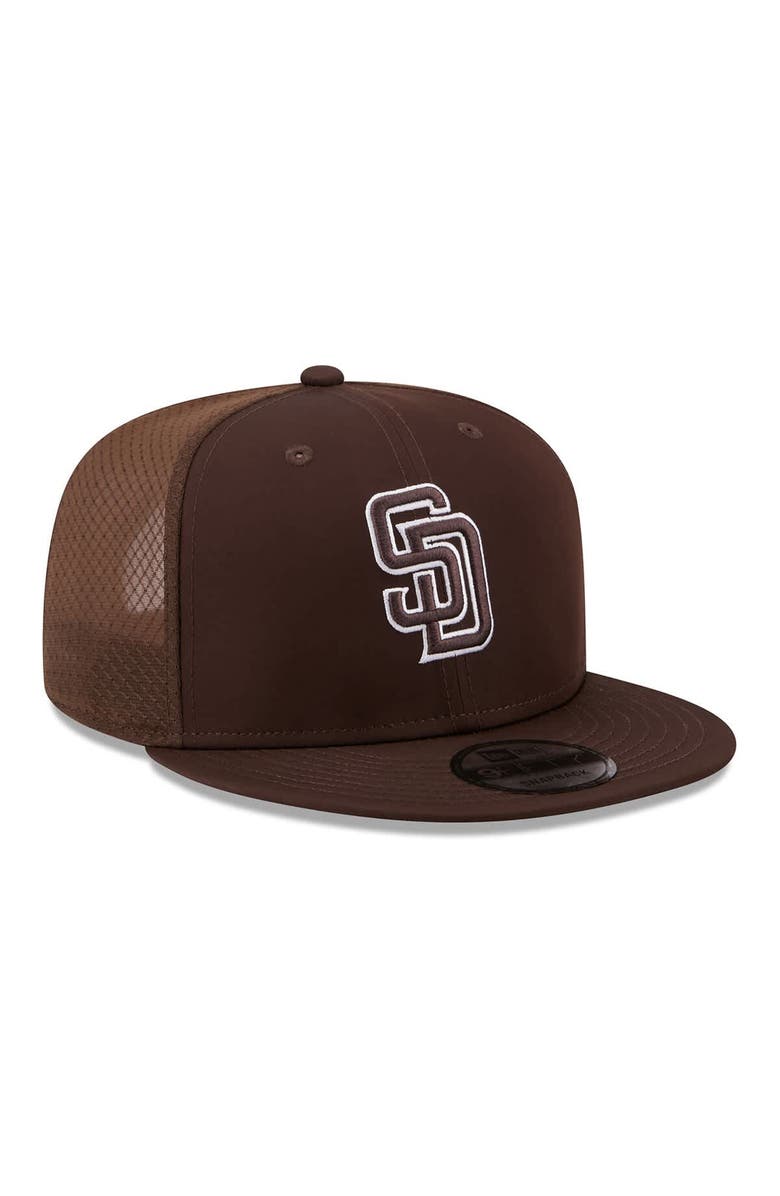 New Era Men's New Era Brown San Diego Padres 2026 Batting Practice 9FIFTY Snapback Hat, Alternate, color, Brown