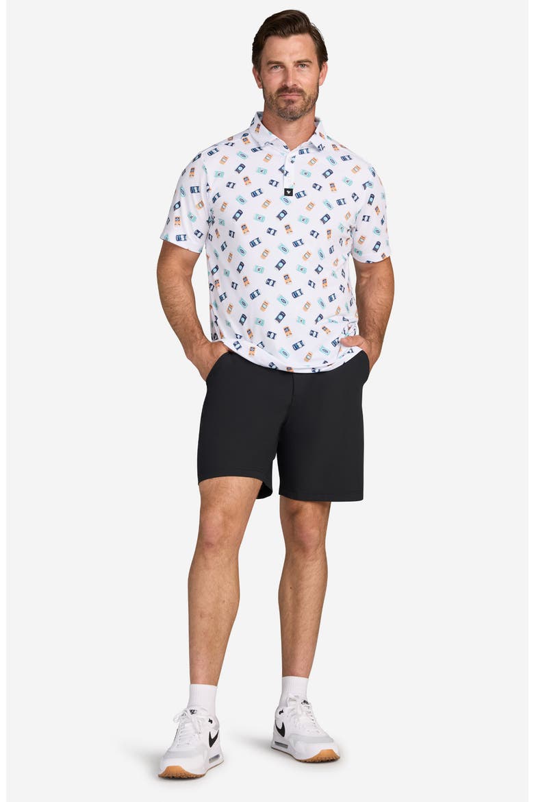 Core Crushable Can Print Performance Golf Polo, Alternate, color, CRUSHABLE