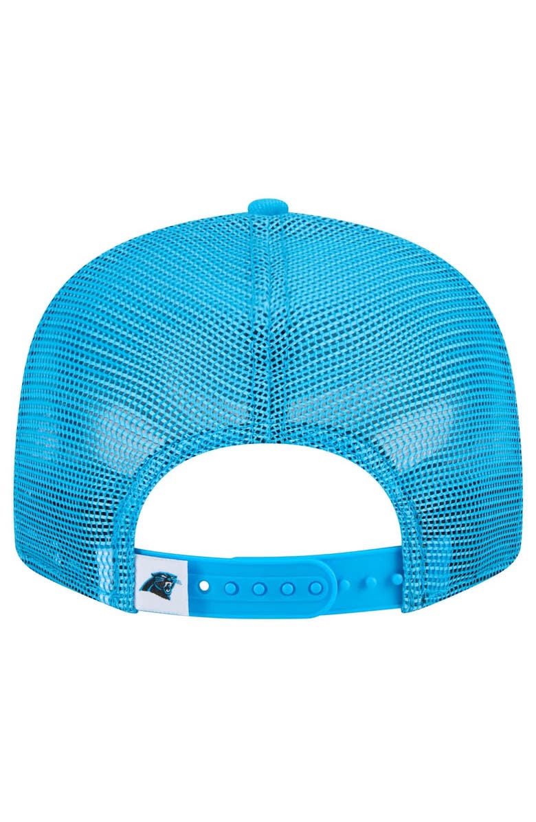 New Era Men's New Era Blue Carolina Panthers Main Trucker 9FIFTY Snapback Hat, Alternate, color, Blue